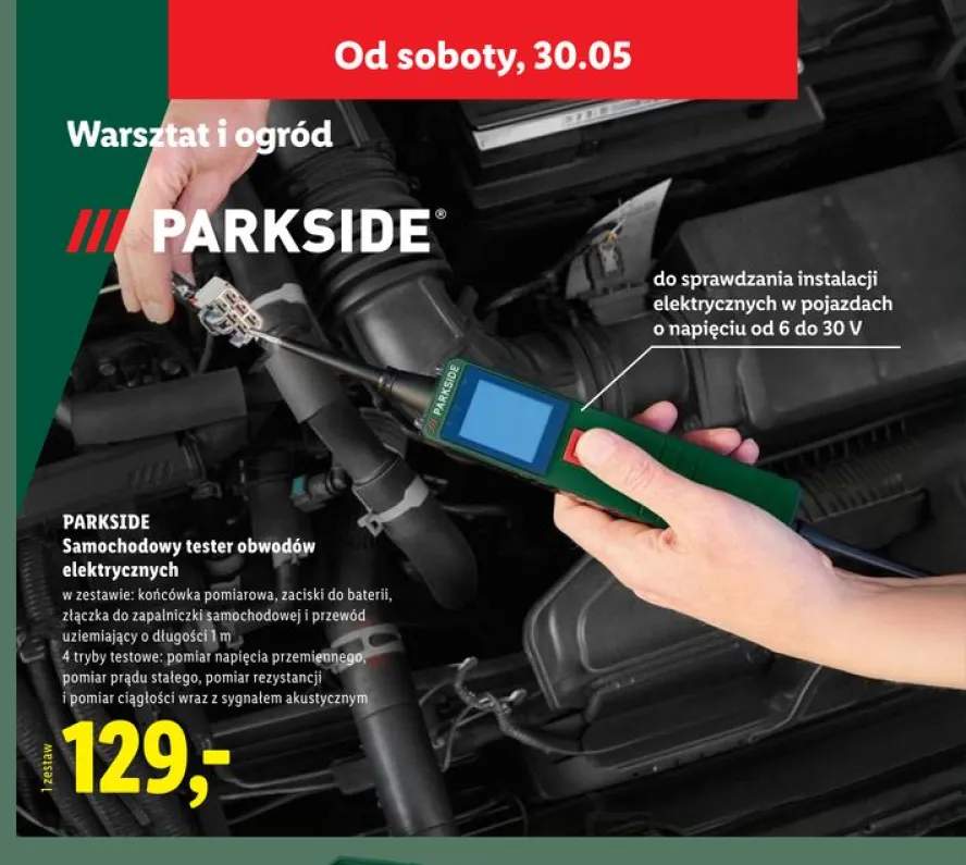 tester napięcia akumulatora