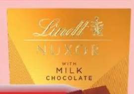 Praliny Lindt Nuxor with Milk Chocolate