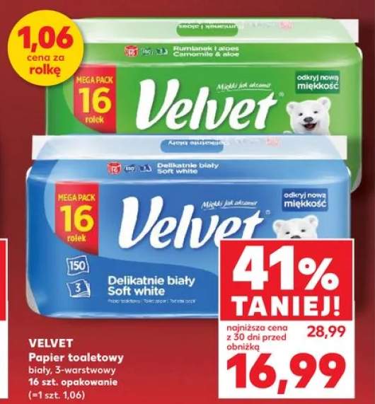 Papier toaletowy Velvet
