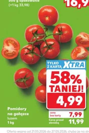 Pomidory na gałązce luzem