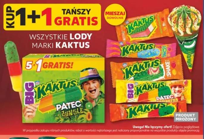 Lody Kaktus Big Patec Jungle 6-pak