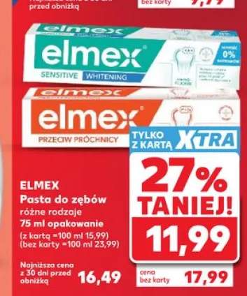 Pasta do zębów Elmex Sensitive Whitening 75ml