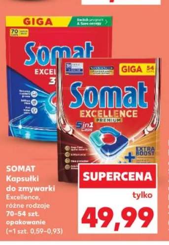 Kapsułki do zmywarki Somat Excellence 70-54szt.