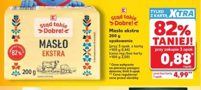 Masło ekstra Stąd takie Dobre!