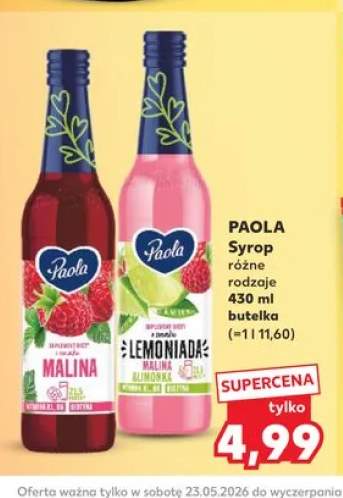 Syrop Malina Paola