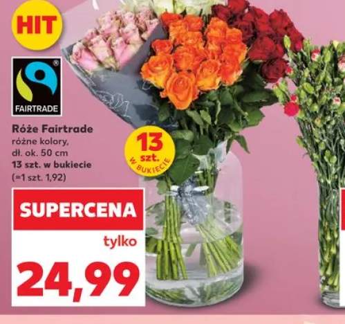 Róże Fairtrade dł. ok. 50cm