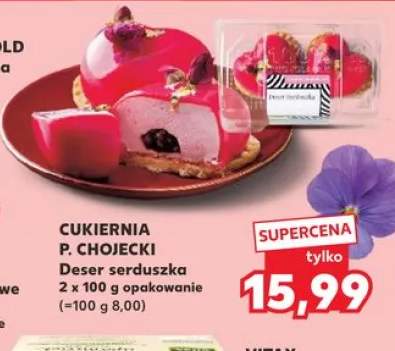Deser serduszka Cukiernia P. Chojecki