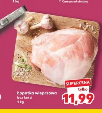 Łopatka wieprzowa bez kości
