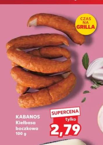 Kiełbasa boczkowa Kabanos