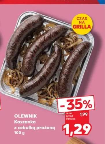 Kaszanka z cebulką prażoną Olewnik