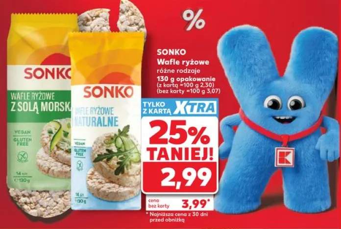 Wafle ryżowe SONKO