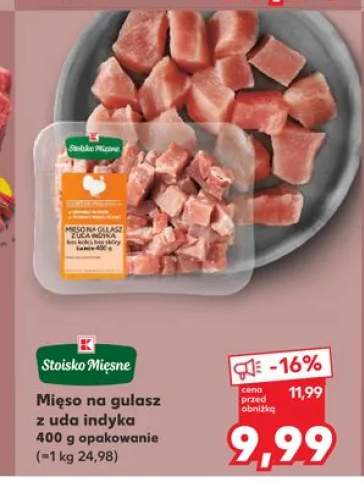 Mięso na gulasz z uda indyka Stoisko Mięsne