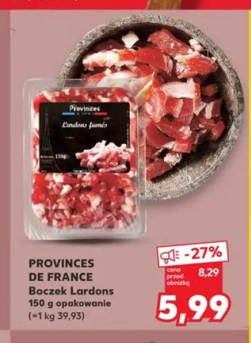 Boczek Lardons Provinces de France