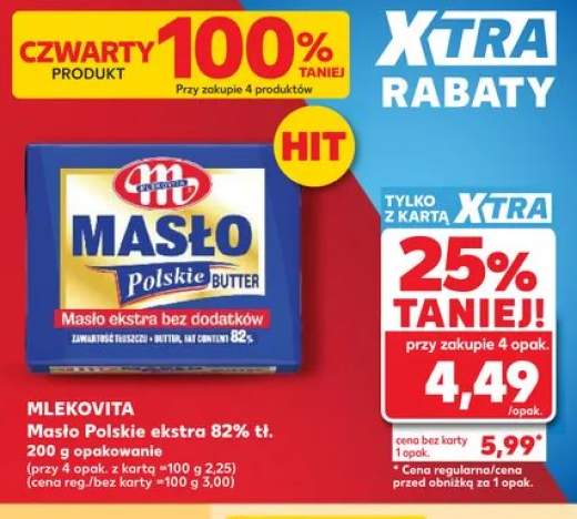 Masło Polskie ekstra 82% tł.