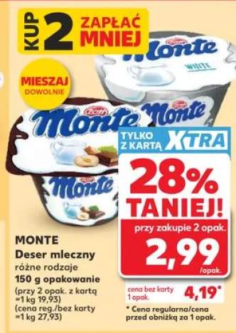 Deser mleczny Monte White
