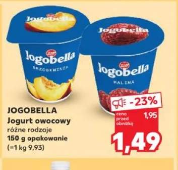 Jogurt owocowy Jogobella brzoskwinia