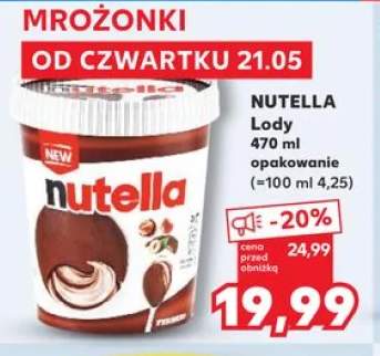 Lody NUTELLA