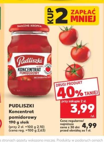 Koncentrat pomidorowy Pudliszki