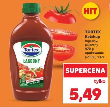 Ketchup łagodny Tortex