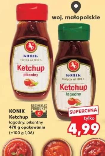 Ketchup łagodny Konik