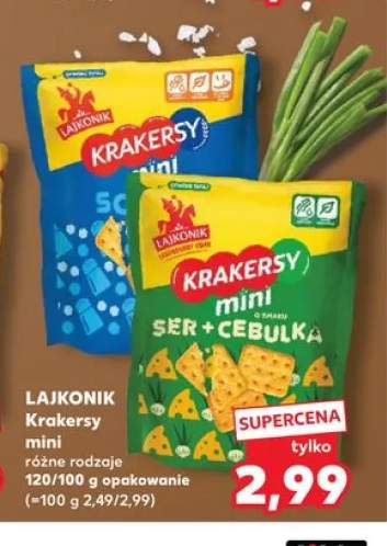 Krakersy mini Lajkonik solone