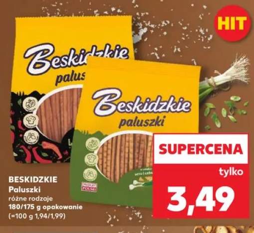 Paluszki Beskidzkie z serem i cebulą