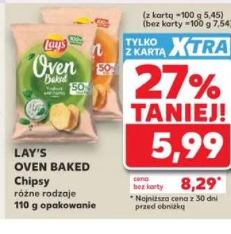 Chipsy LAY'S OVEN BAKED Yoghurt with herbs