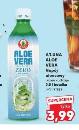Napój aloesowy A'Luna Aloe Vera Zero