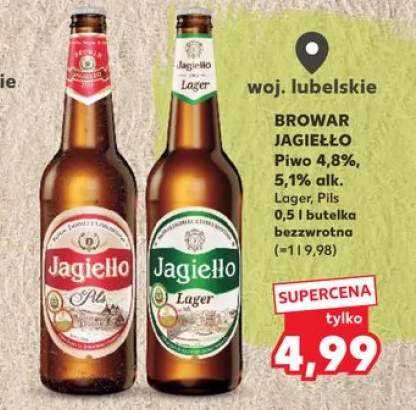 Piwo Browar Jagiełło