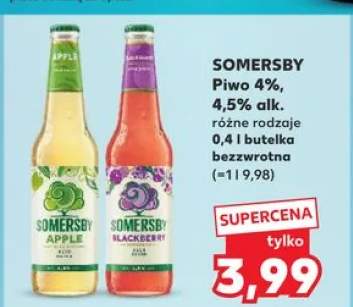 Piwo Somersby Blackberry 4,5% alk. 0,4l