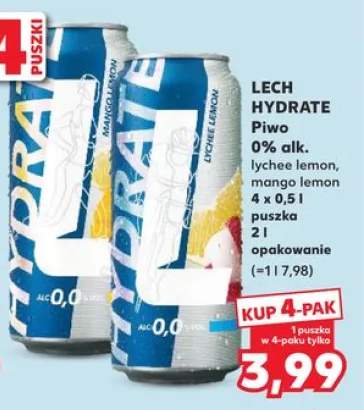 Piwo bezalkoholowe Lech Hydrate