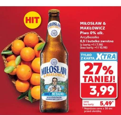 Piwo bezalkoholowe Miłosław & Makłowicz ArcyBezalko
