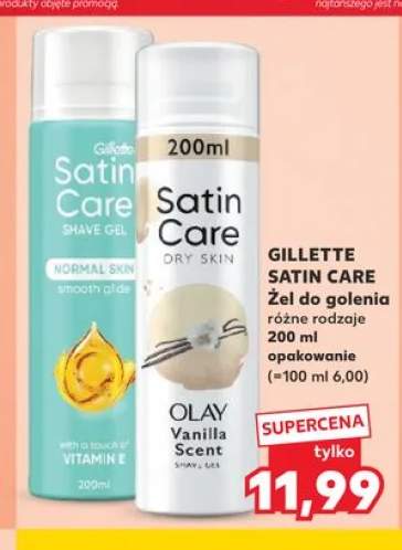 Żel do golenia Gillette Satin Care Dry Skin 200ml