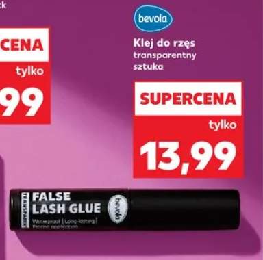 Klej do rzęs bevola transparentny