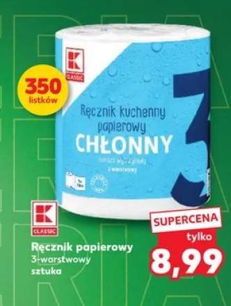 Ręcznik papierowy chłonny K-Classic 3-warstwowy