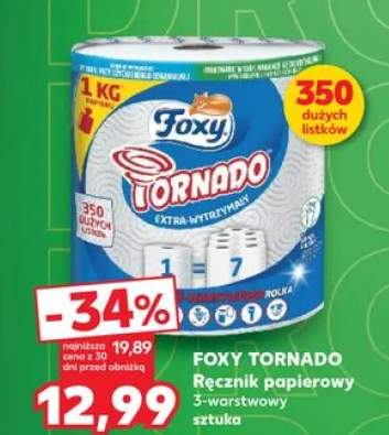 Ręcznik papierowy Foxy Tornado 3-warstwowy