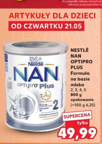 Formuła na bazie mleka Nestlé NAN Optipro Plus 2