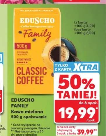 Kawa mielona Family Eduscho