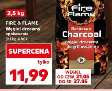Węgiel drzewny Fire & Flame 2,5kg