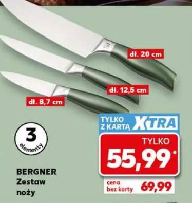 Zestaw noży BERGNER 3 elementy