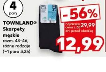 Skarpety męskie TOWNLAND 4-pak