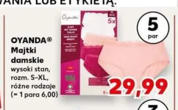 Majtki damskie wysoki stan OYANDA 5-pak