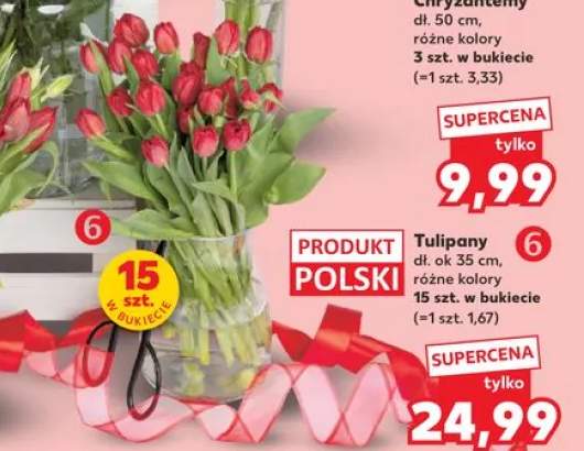 Tulipany dł. ok 35cm