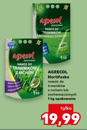 Nawóz do trawników z mchem Agrecol Hortifoska