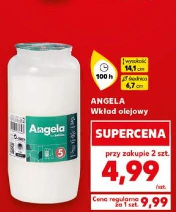 Wkład olejowy ANGELA 100h 14,1x6,7cm