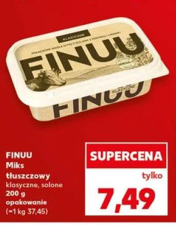 Miks tłuszczowy klasyczne, solone Finuu