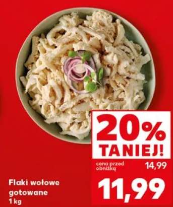Flaki wołowe gotowane