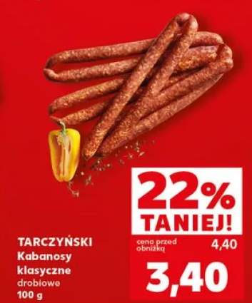 Kabanosy klasyczne drobiowe Tarczyński