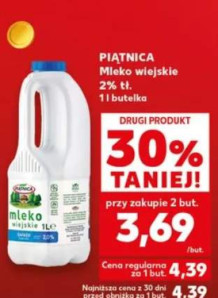 Mleko wiejskie PIĄTNICA 2% tł.
