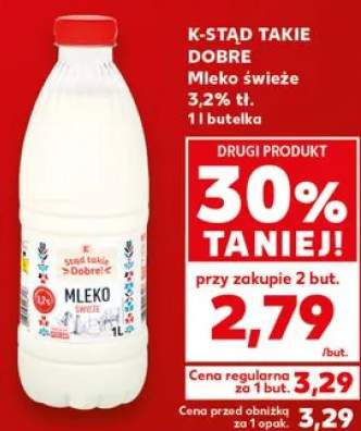 Mleko świeże 3,2% tł. K-Stąd Takie Dobre